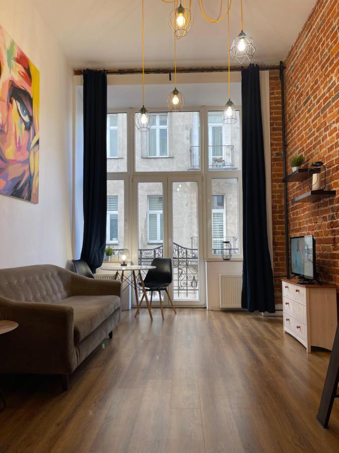 Апартаменты Urokliwy Loft W Ncl Kamienica Vabank Nr 18 Лодзь Экстерьер фото