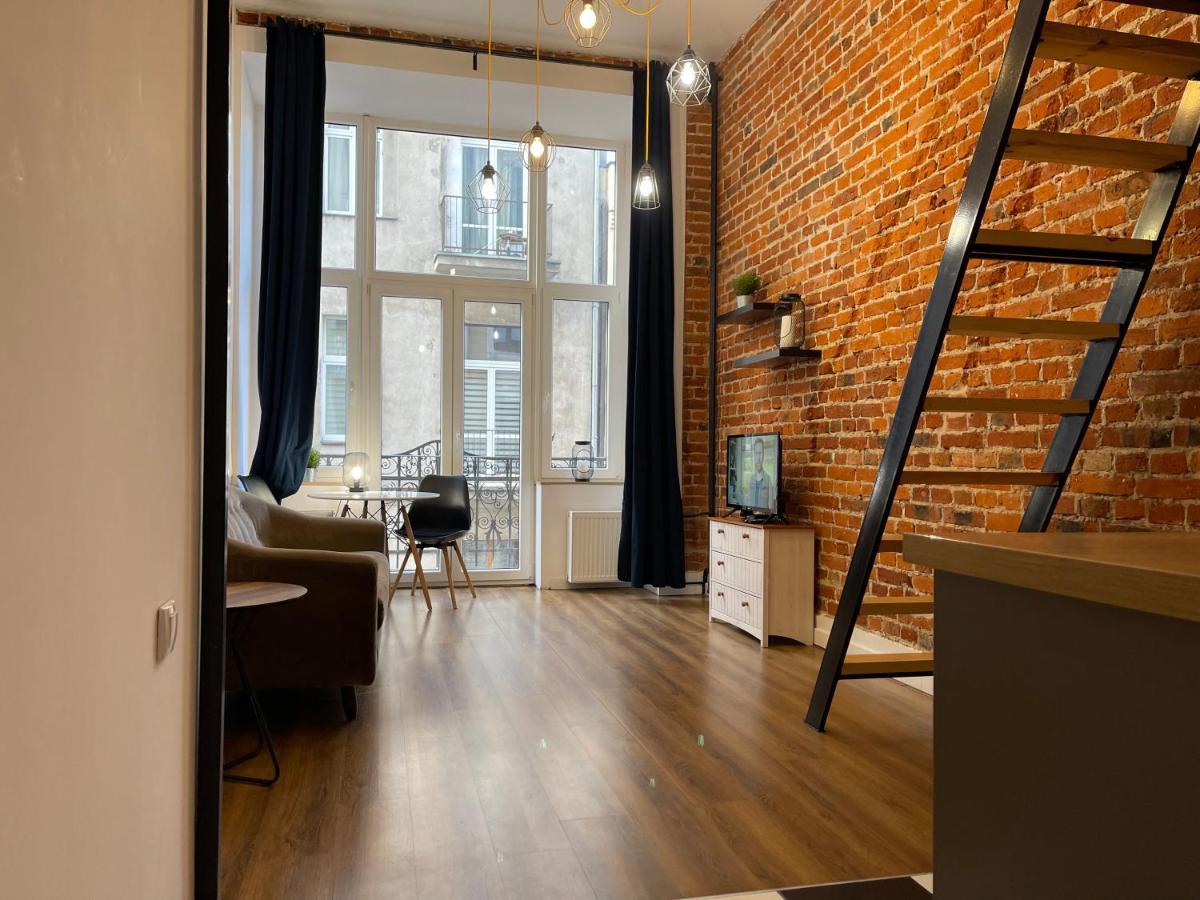 Апартаменты Urokliwy Loft W Ncl Kamienica Vabank Nr 18 Лодзь Экстерьер фото